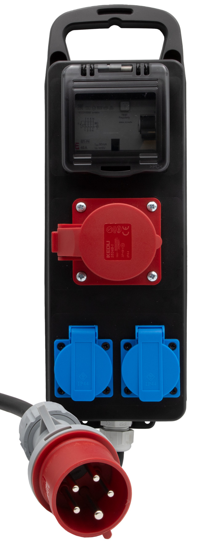 Distributore Corrente Portatile Brennenstuhl - 6 Prese CEE IP44, Cavo 2m | Per Esterno E Cantieri - Foto 2