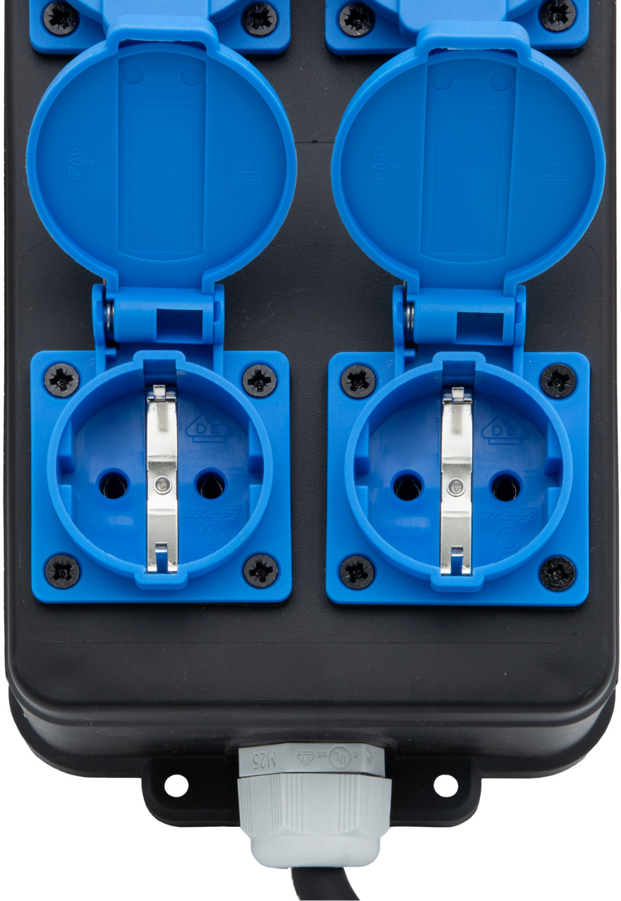 Distributore Corrente Portatile Brennenstuhl - 6 Prese CEE IP44, Cavo 2m | Per Esterno E Cantieri - Foto 4