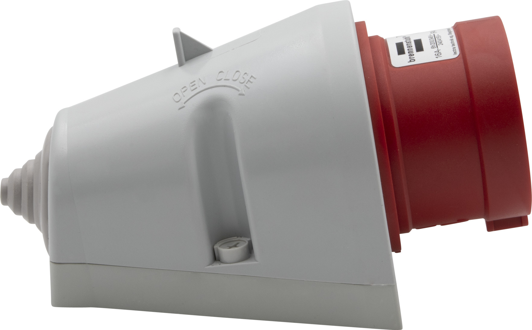 Kopp Spina Da Parete CEE 5 Poli 16A 400V - Colore Rosso, Per Uso Esterno E Industriale - Foto 8