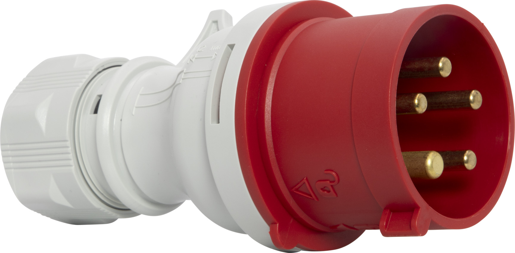 PCE 025-6 CEE Plug 32A 5-Pin 400V Plastic-Encased 3P+N+E Connector