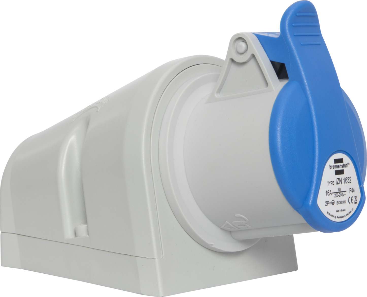 Presa Industriale CEE 400V/16A Brennenstuhl - IP44 Per Esterno, 4 Poli