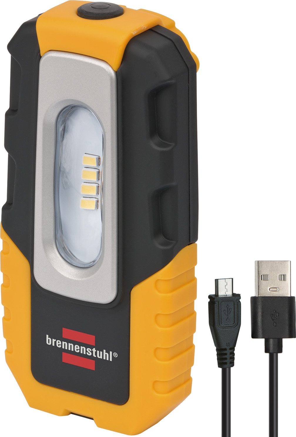 Lanterna LED Ricaricabile USB Con Gancio - Luce Alta Intensità Per Interno/esterno - Bianca