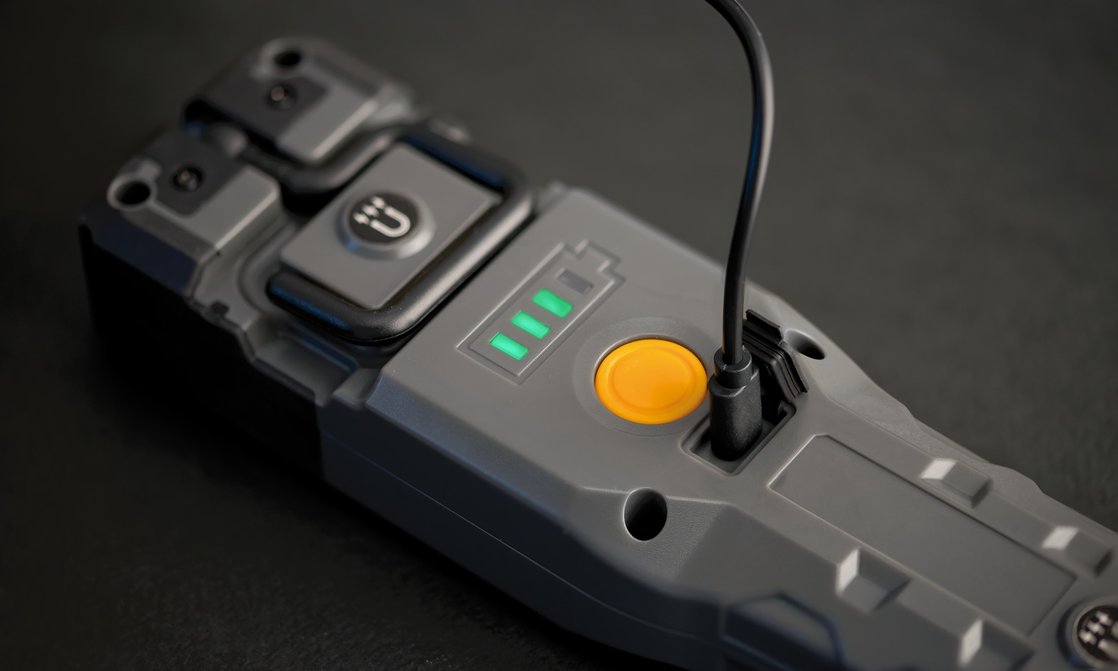 Lampada Torcia Lavoro Calamita Portatile Led Ricaricabile Faro Da - Foto 3