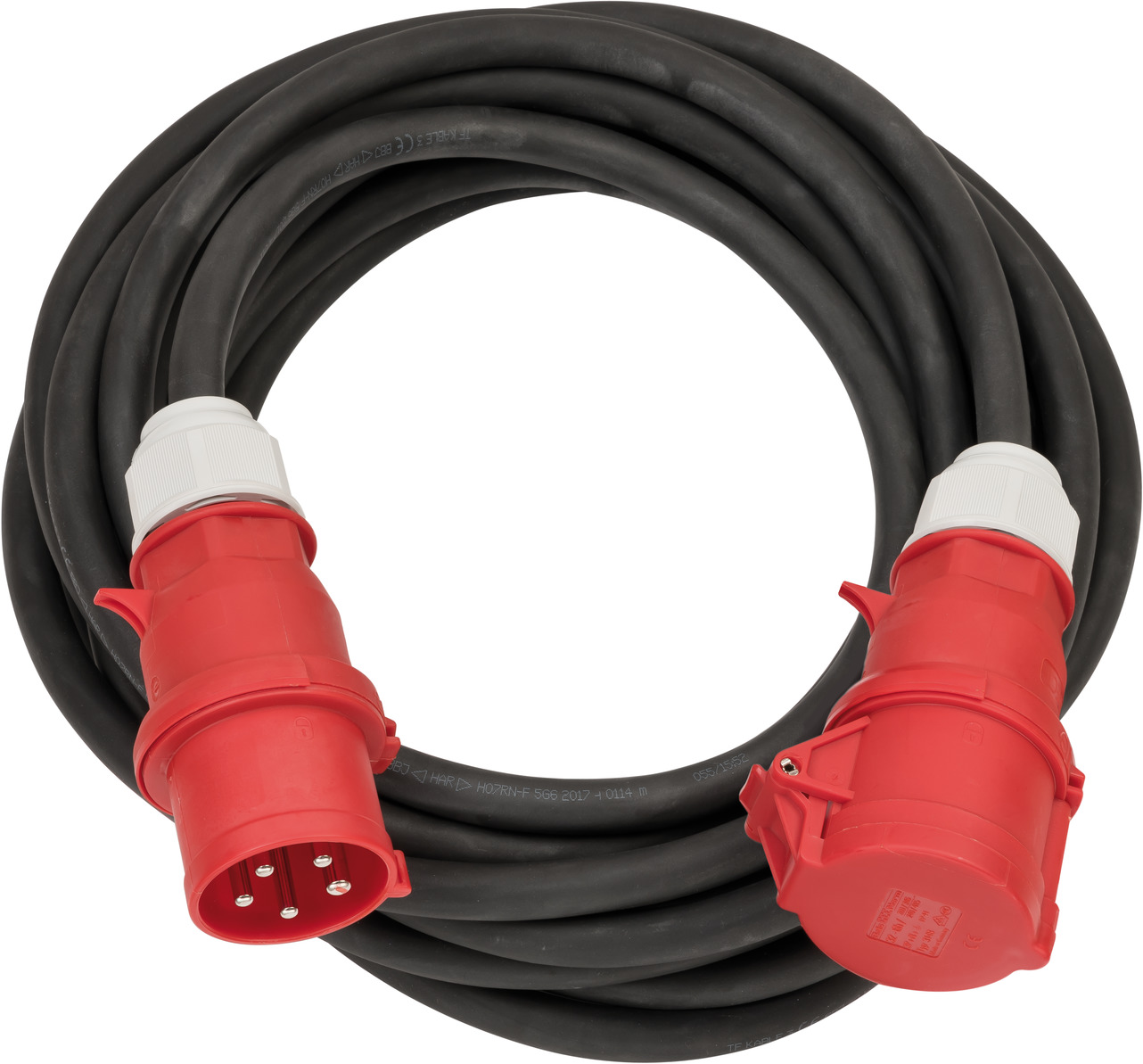 As - Schwabe Cavo Di Prolunga Starkstrom 25 M H07RN-F 5G4 - CEE - 400 V - 2